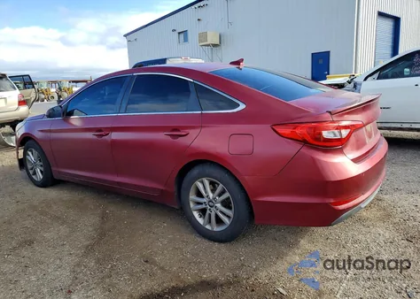 2016 Hyundai Sonata Se z USA, uszkodzony, nr VIN 5NPE24AF5GH310667